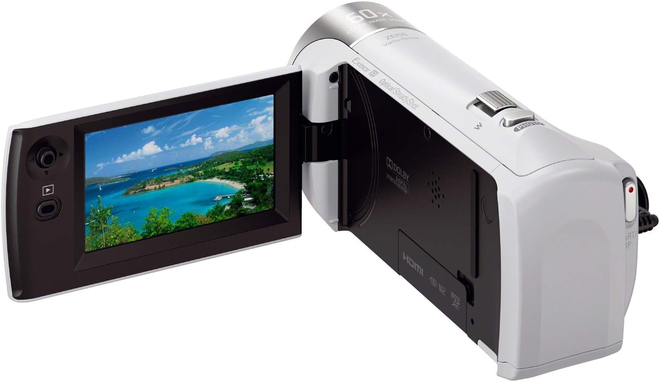 Sony / Video Camera / HandyCam / HDR-CX470 / White / Built-in